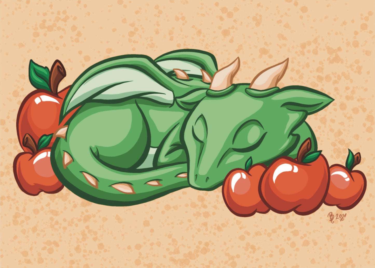 Apple Dragon - PRINT