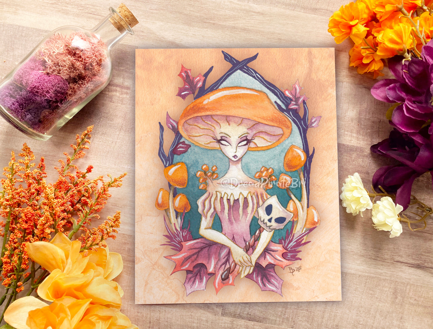 Autumn Skullcap - PRINT