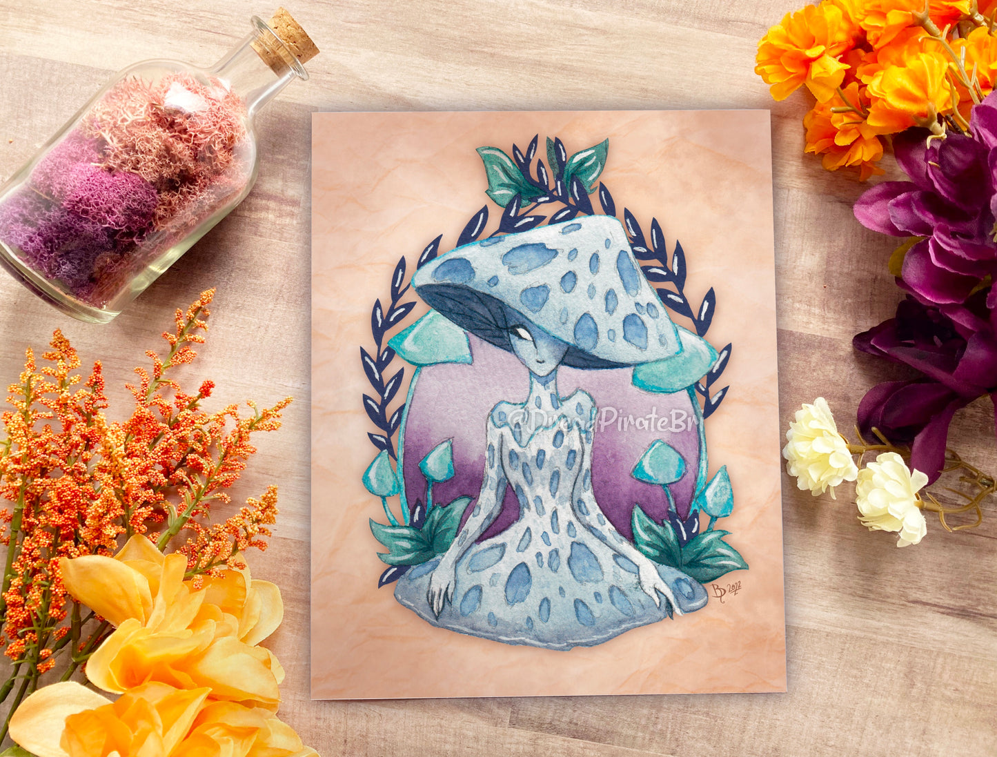 Blue Milk Cap - PRINT