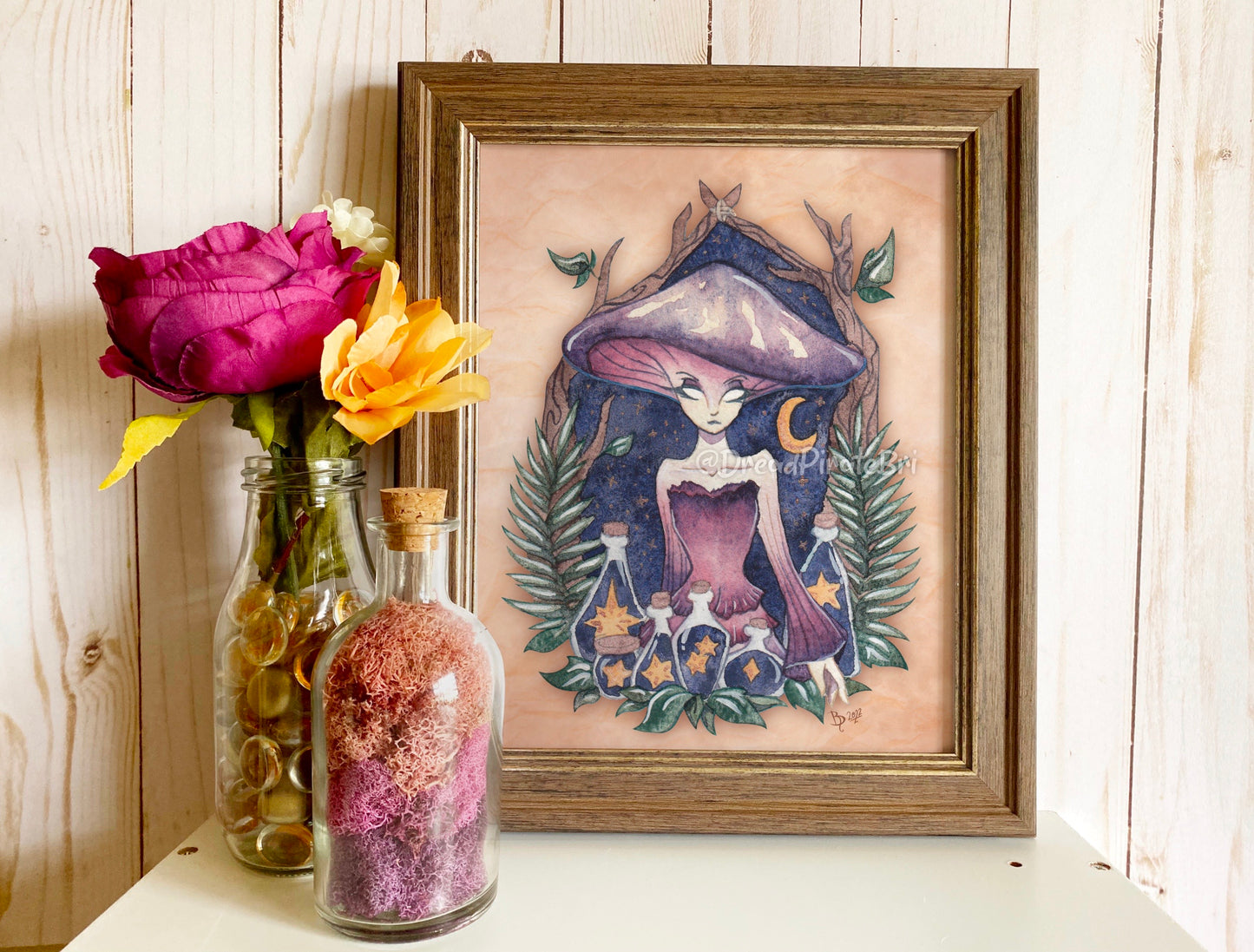 Starry Mushroom - PRINT