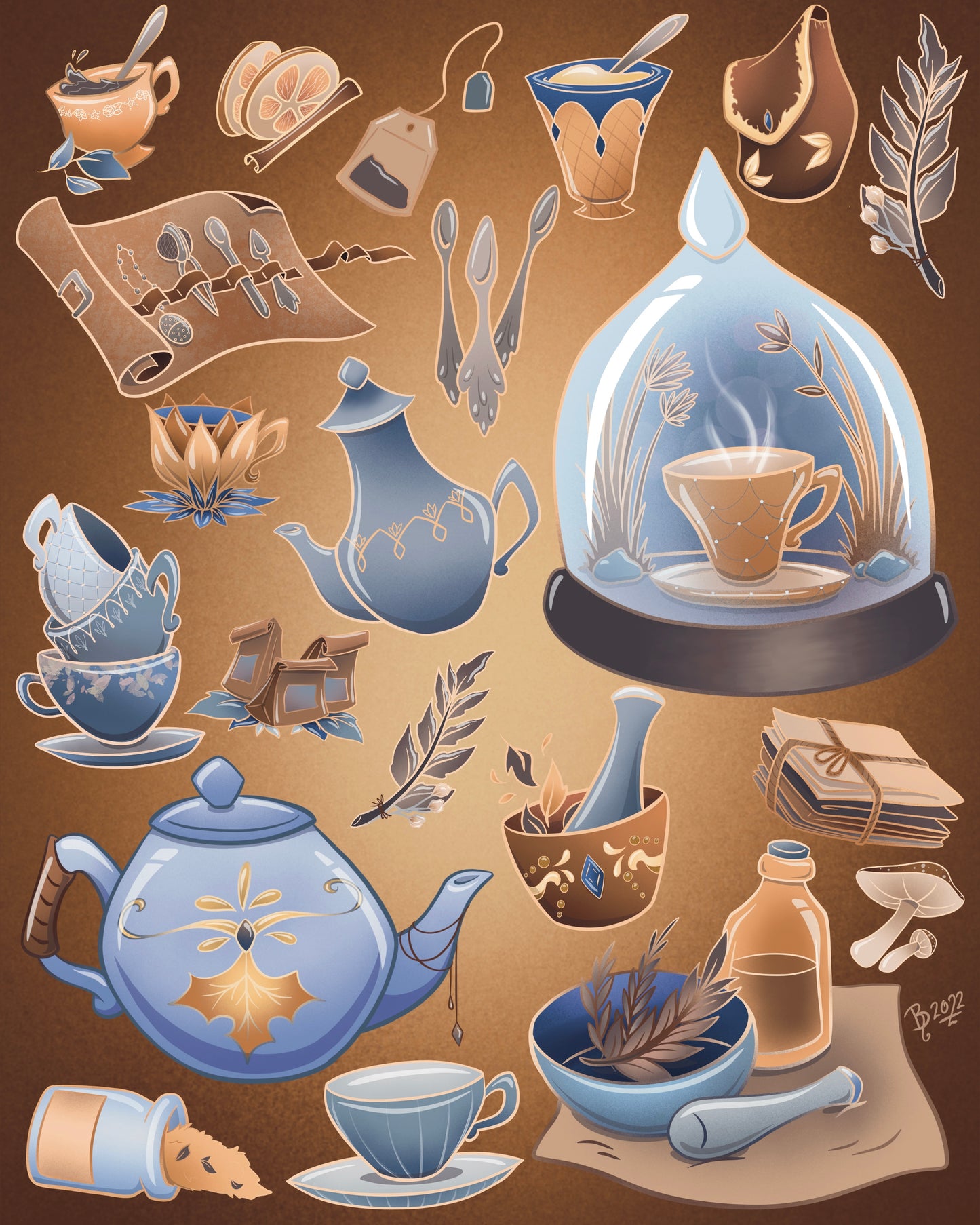 Tea Alchemist Aesthetic - PRINT