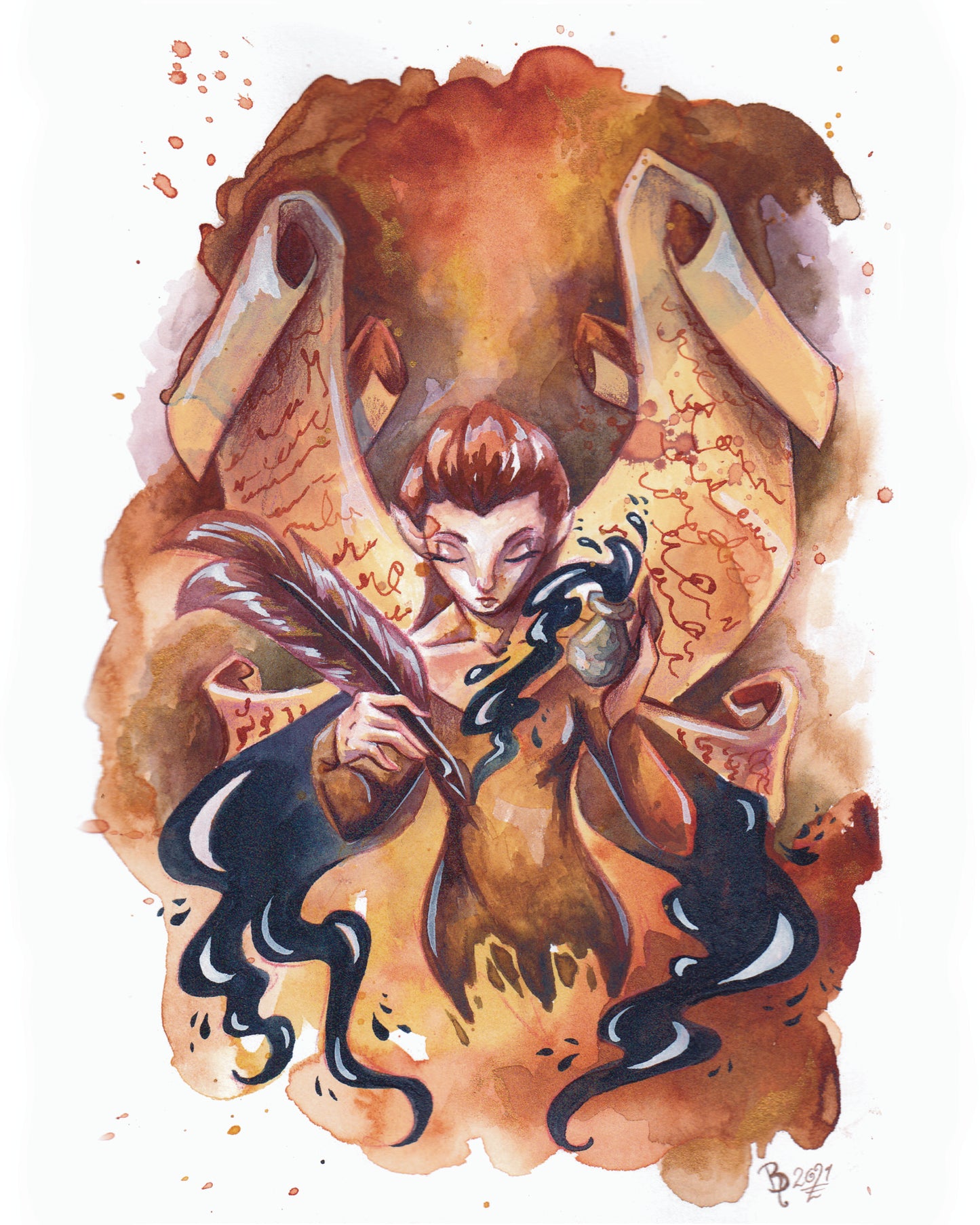 Writer Fairy - PRINT