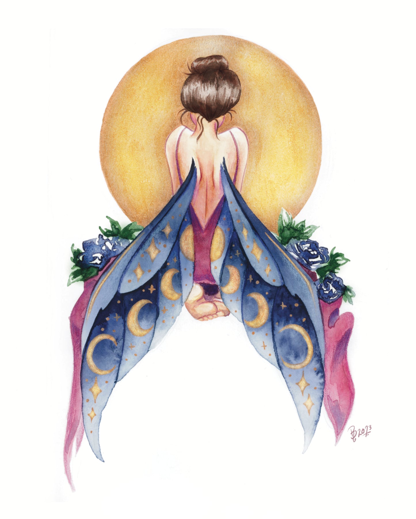 Moon Phase Fairy - PRINT