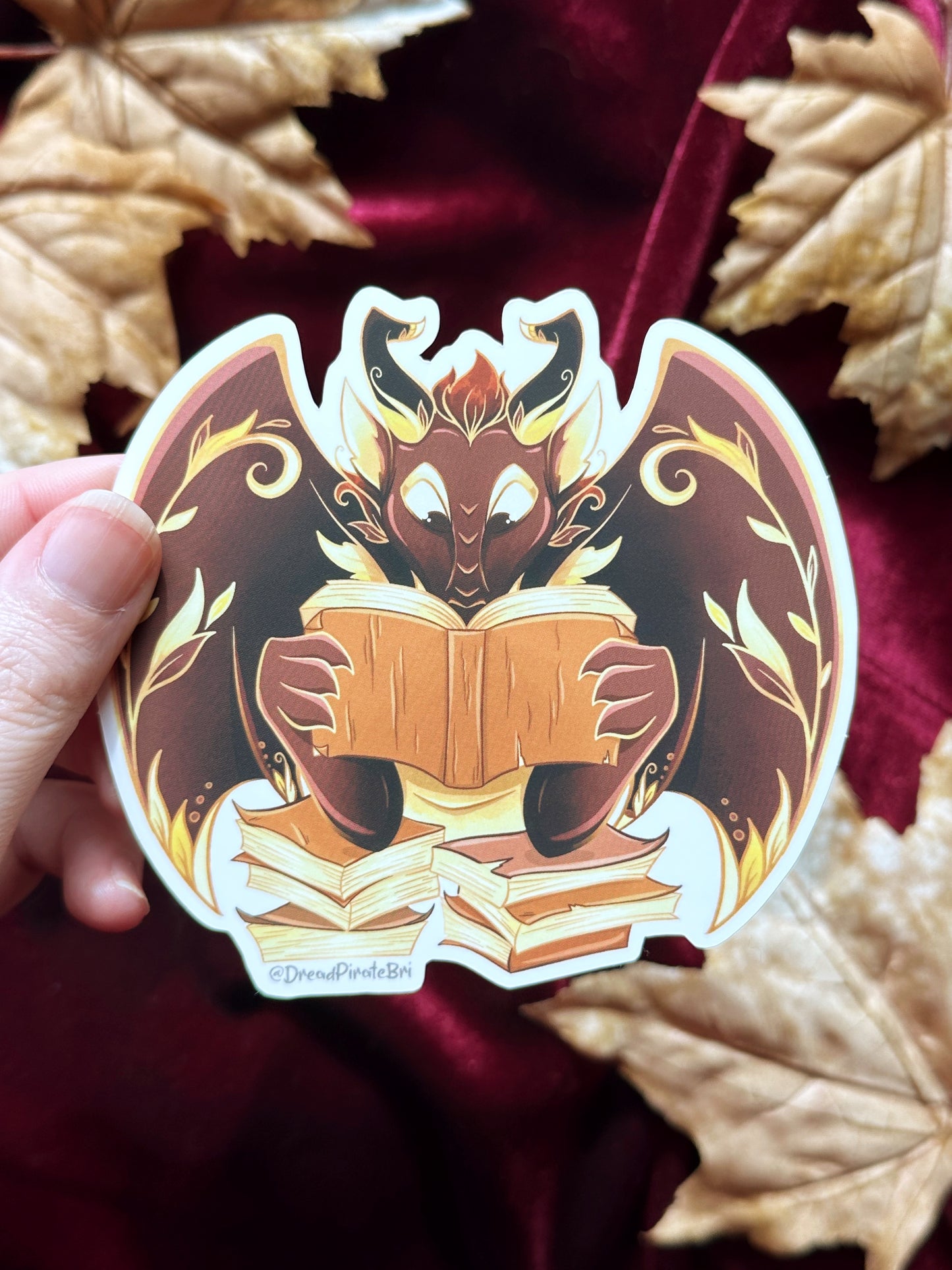 Paperback Dragon - STICKER