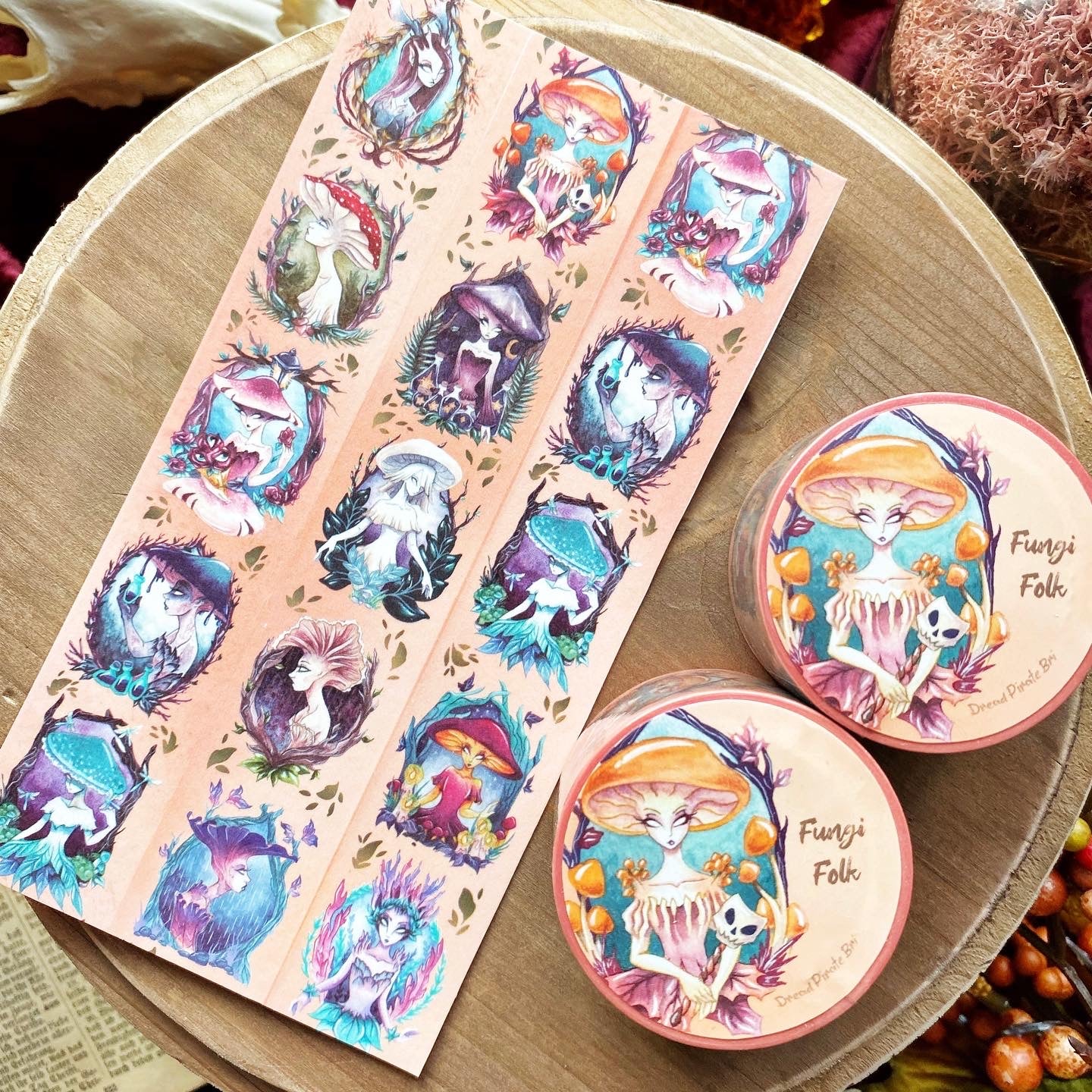 Fungi Folk - WASHI TAPE