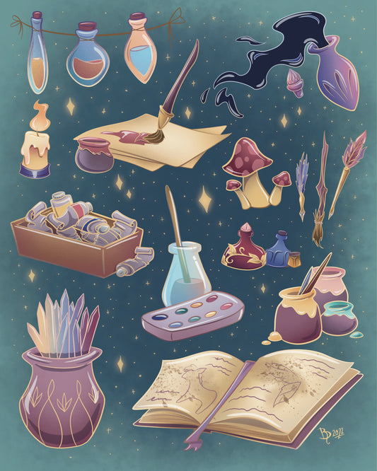 Art Mage Aesthetic - PRINT