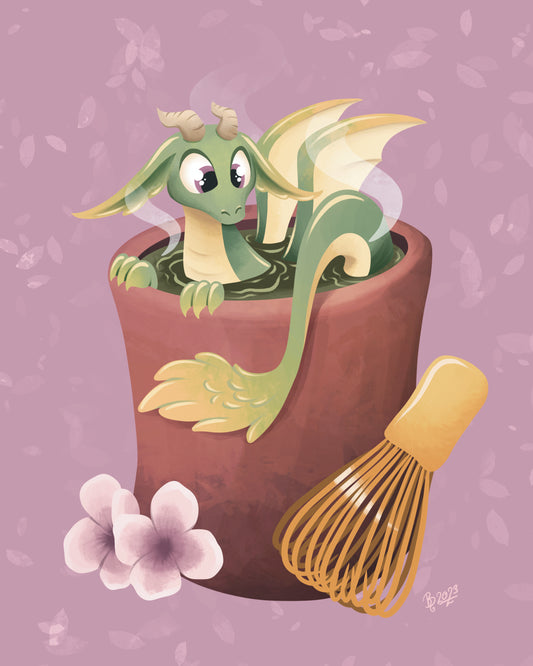 Matcha Dragon - PRINT