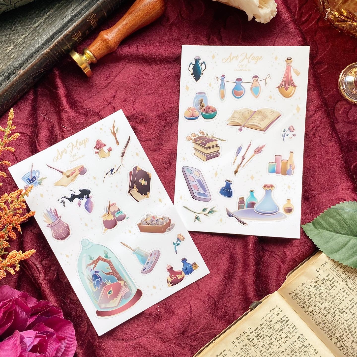 Art Mage Vol. 1 + Vol. 2 - STICKER SHEETS