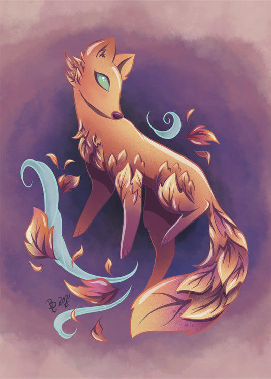 Fall Fox - PRINT