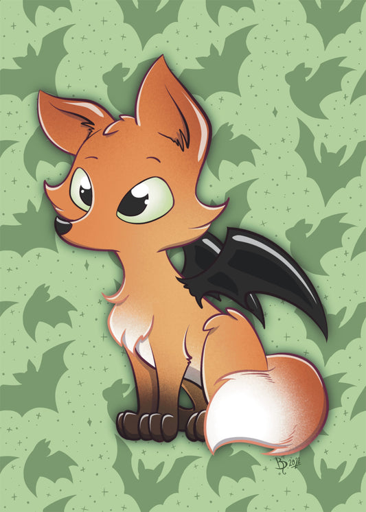 Fox Bat - PRINT