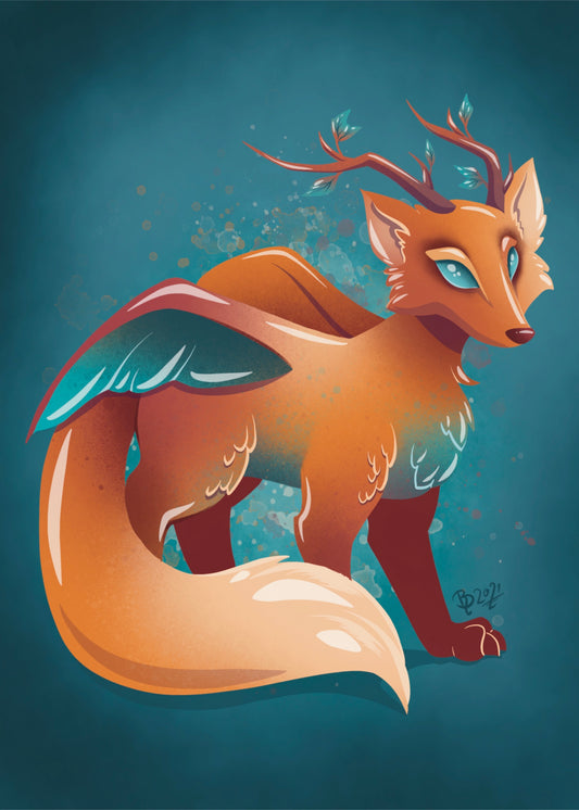 Fox Dragon - PRINT