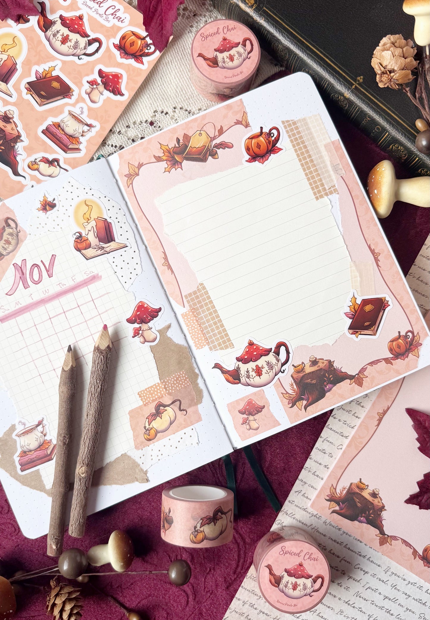 Spiced Chai - STICKER SHEET