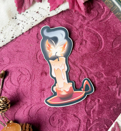 Flame Moth - STICKER