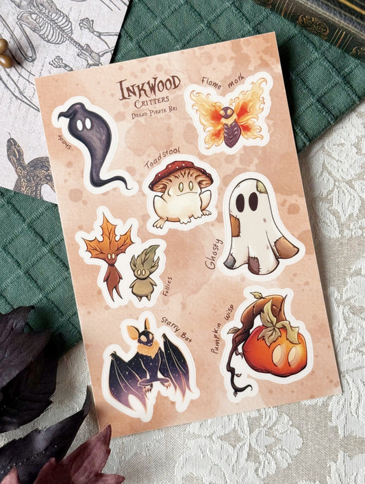 Inkwood Critters - STICKER SHEET