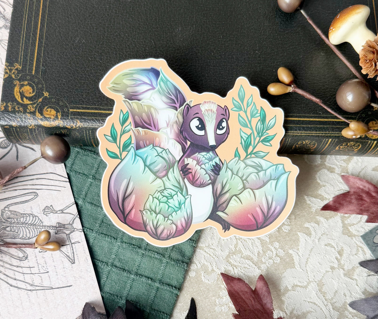 Cabbage the Skunk - STICKER