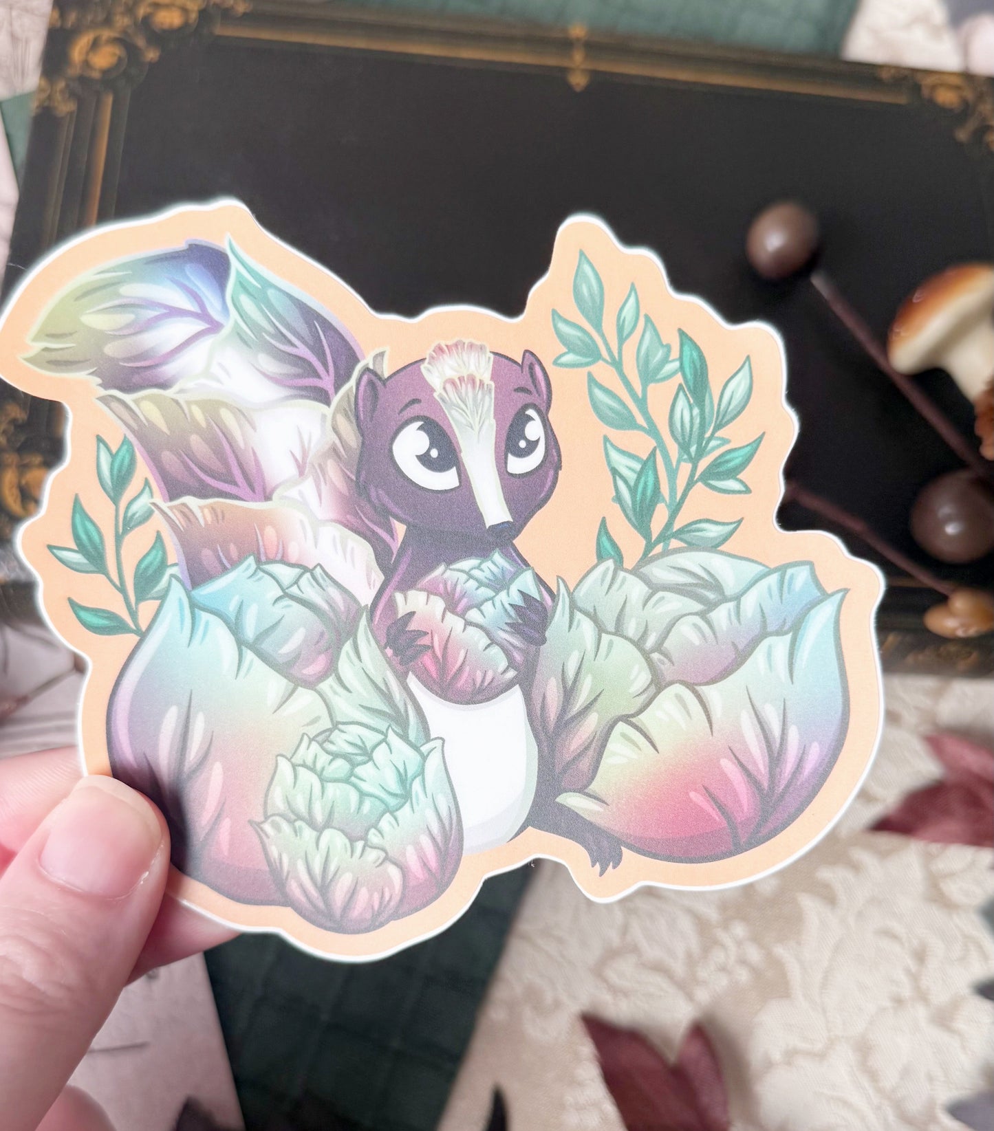 Cabbage the Skunk - STICKER