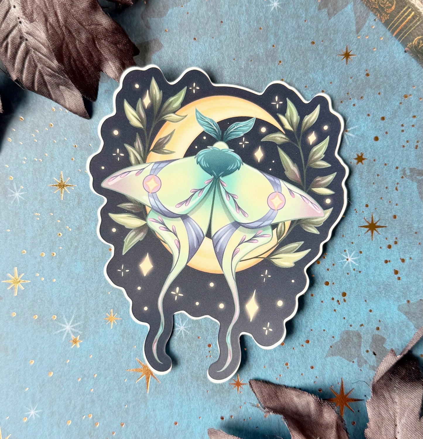 Luna Moth - STICKER