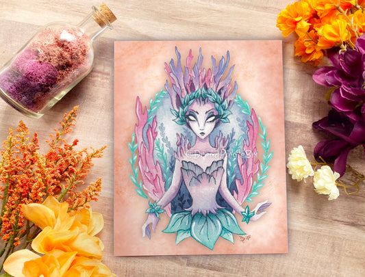 Violet Coral - PRINT