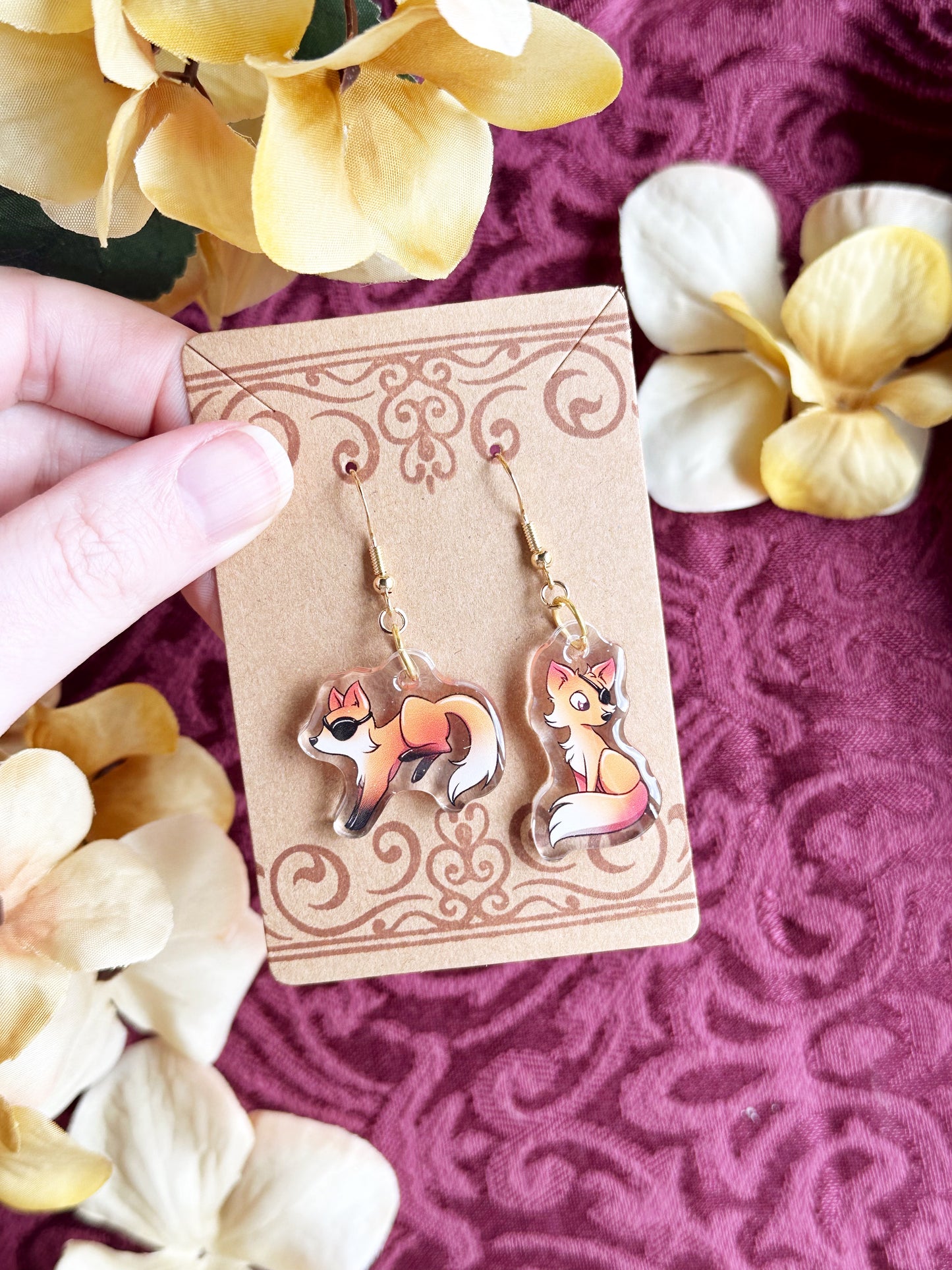 Pirate Foxes - EARRINGS