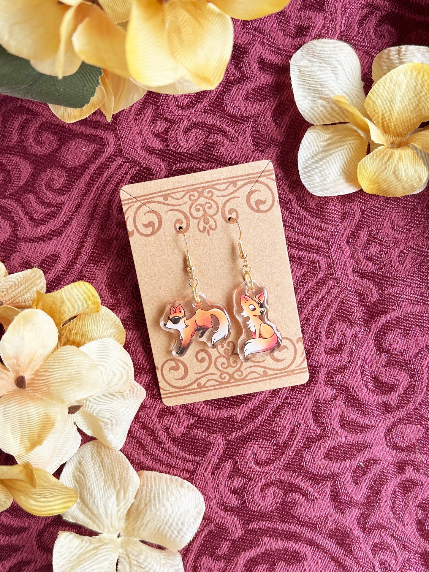Pirate Foxes - EARRINGS