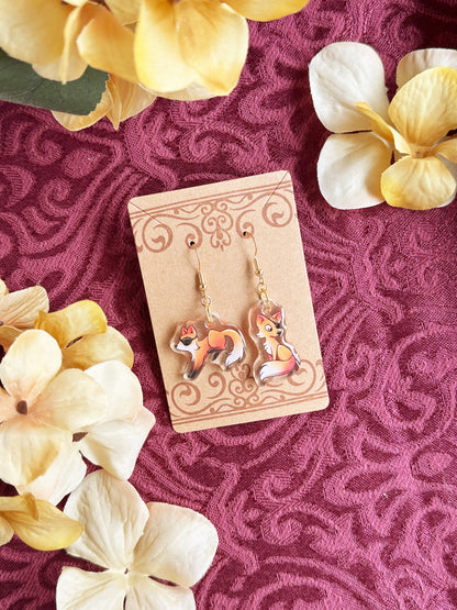 Pirate Foxes - EARRINGS