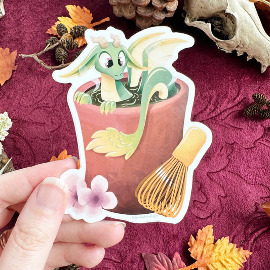 Matcha Dragon - STICKER