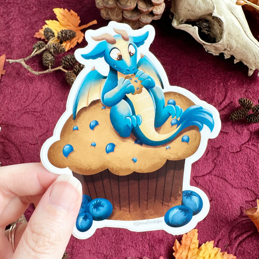 Muffin Dragon - STICKER