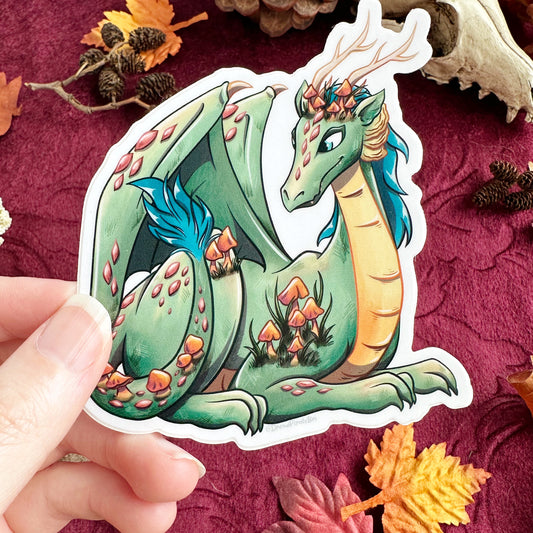 Mushroom Dragon - STICKER