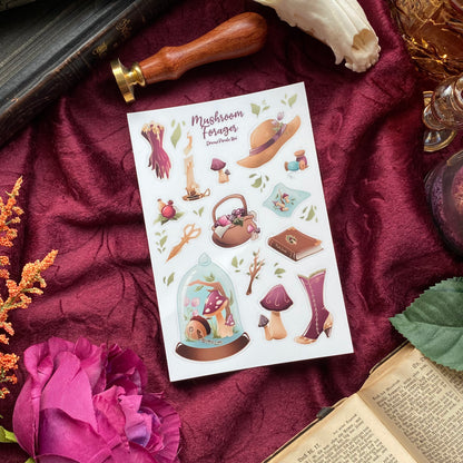 Mushroom Forager - STICKER SHEET