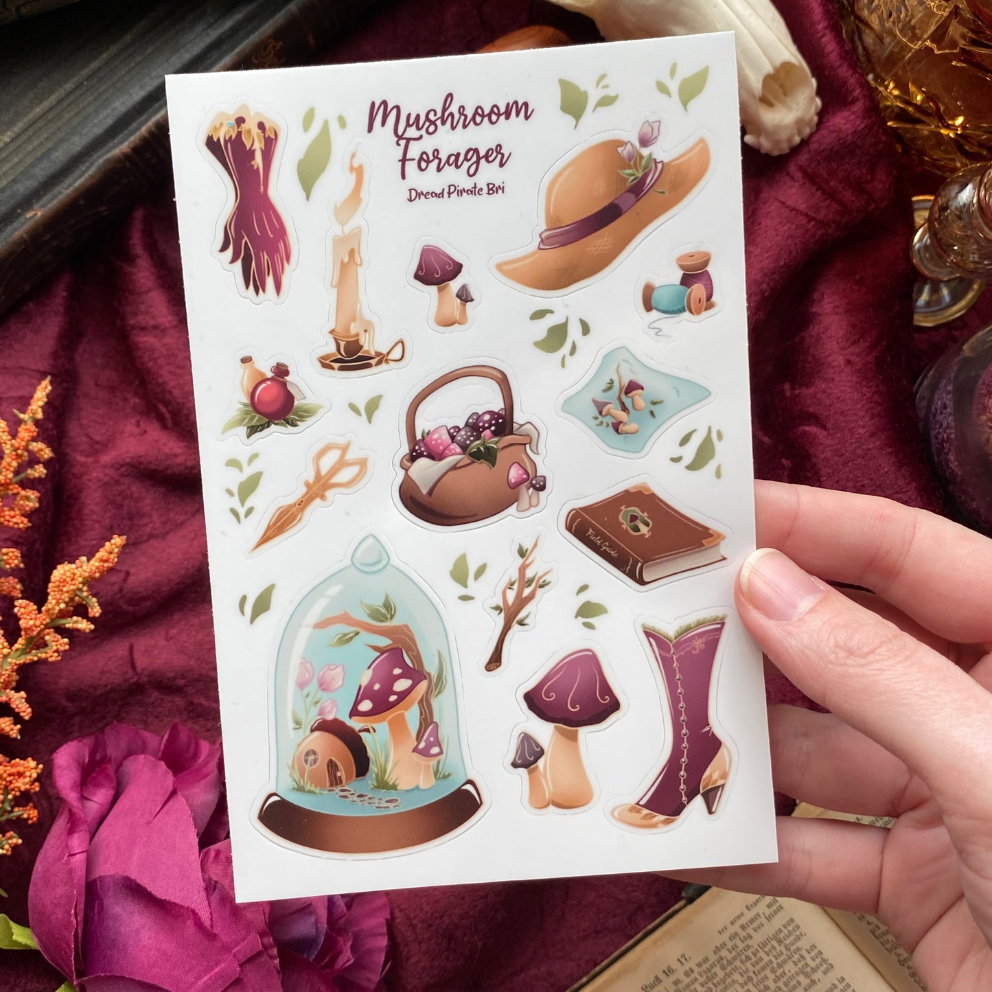 Mushroom Forager - STICKER SHEET