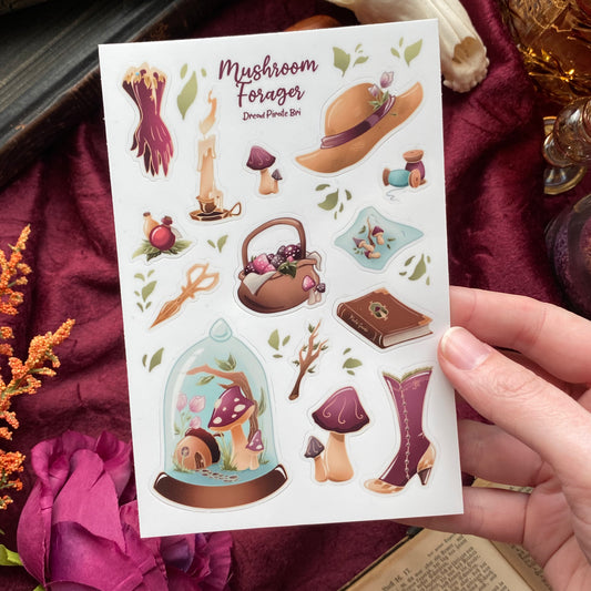 Mushroom Forager - STICKER SHEET