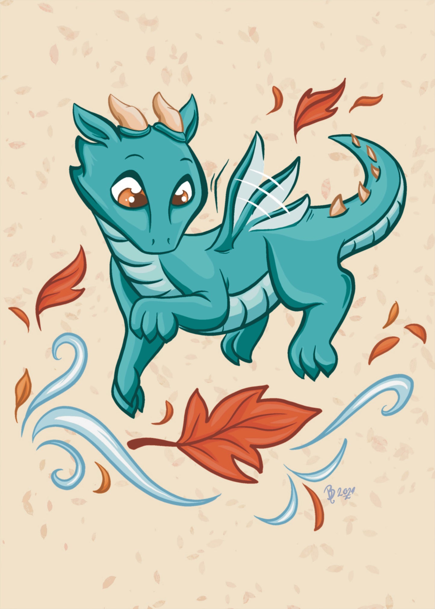 Leaf Dragon - PRINT
