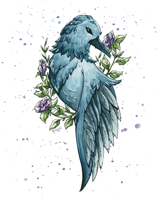 Rose Crow - PRINT