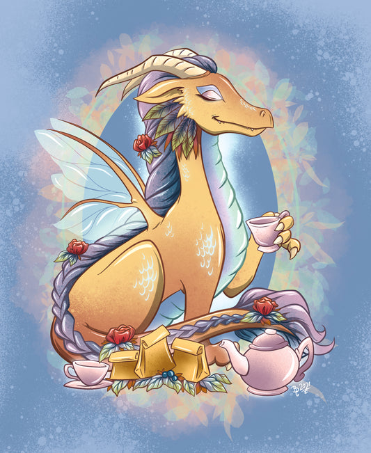 Tea Dragon - PRINT