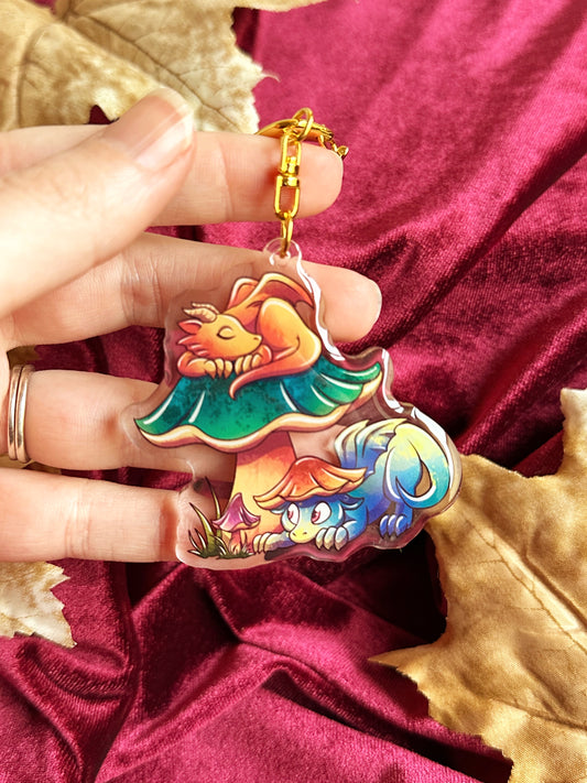 Mushroom Baby Dragons - CHARMS