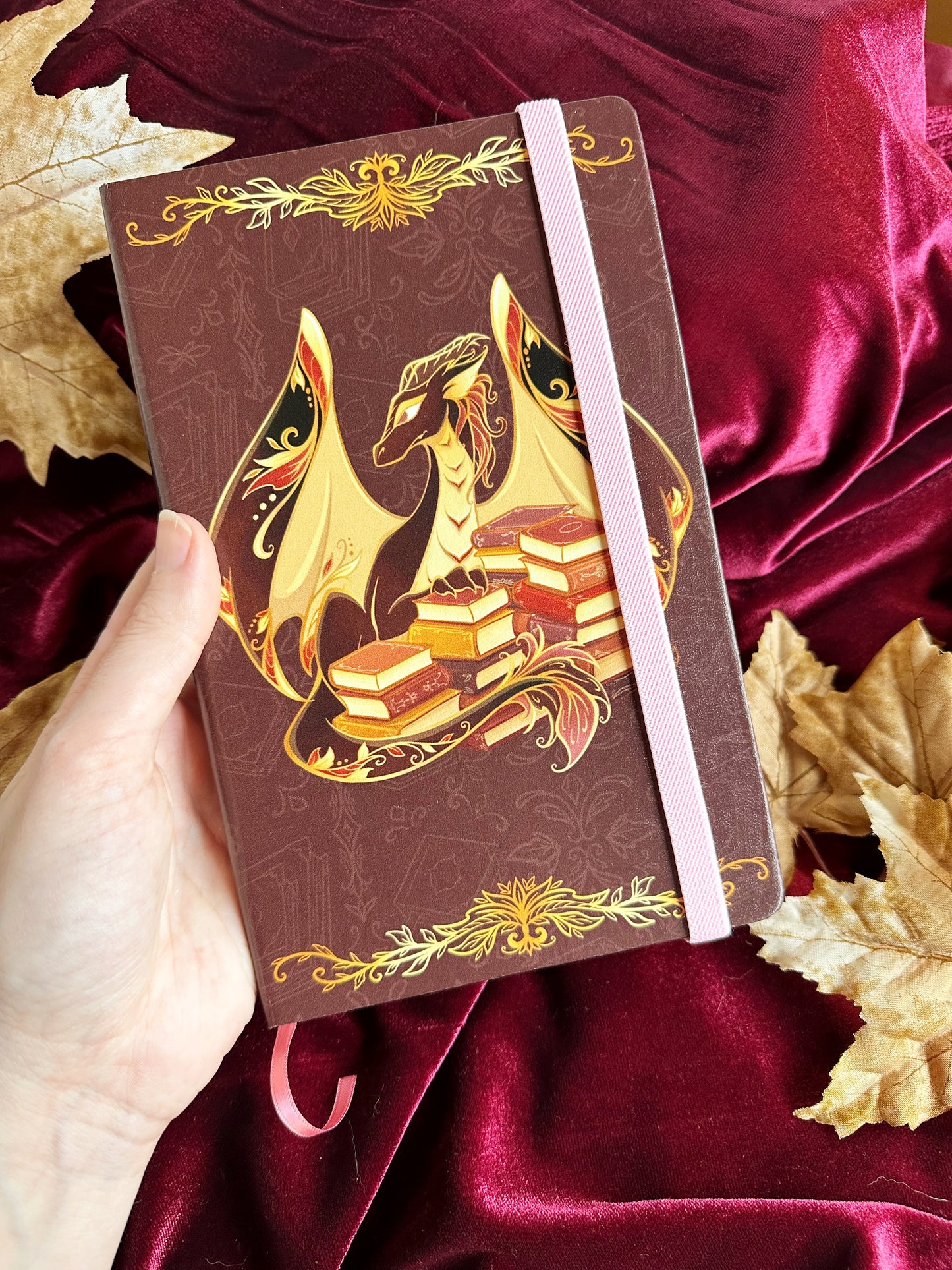 Book Hoarding Dragon - JOURNAL
