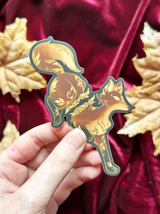 Gilded Fox - STICKER