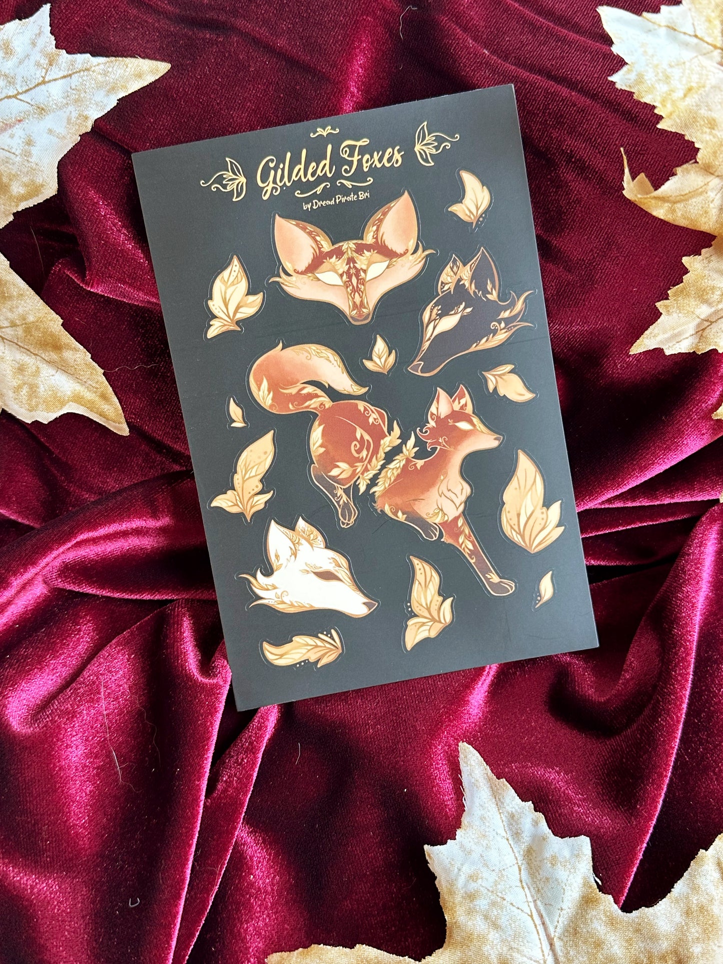 Gilded Foxes - STICKER SHEET