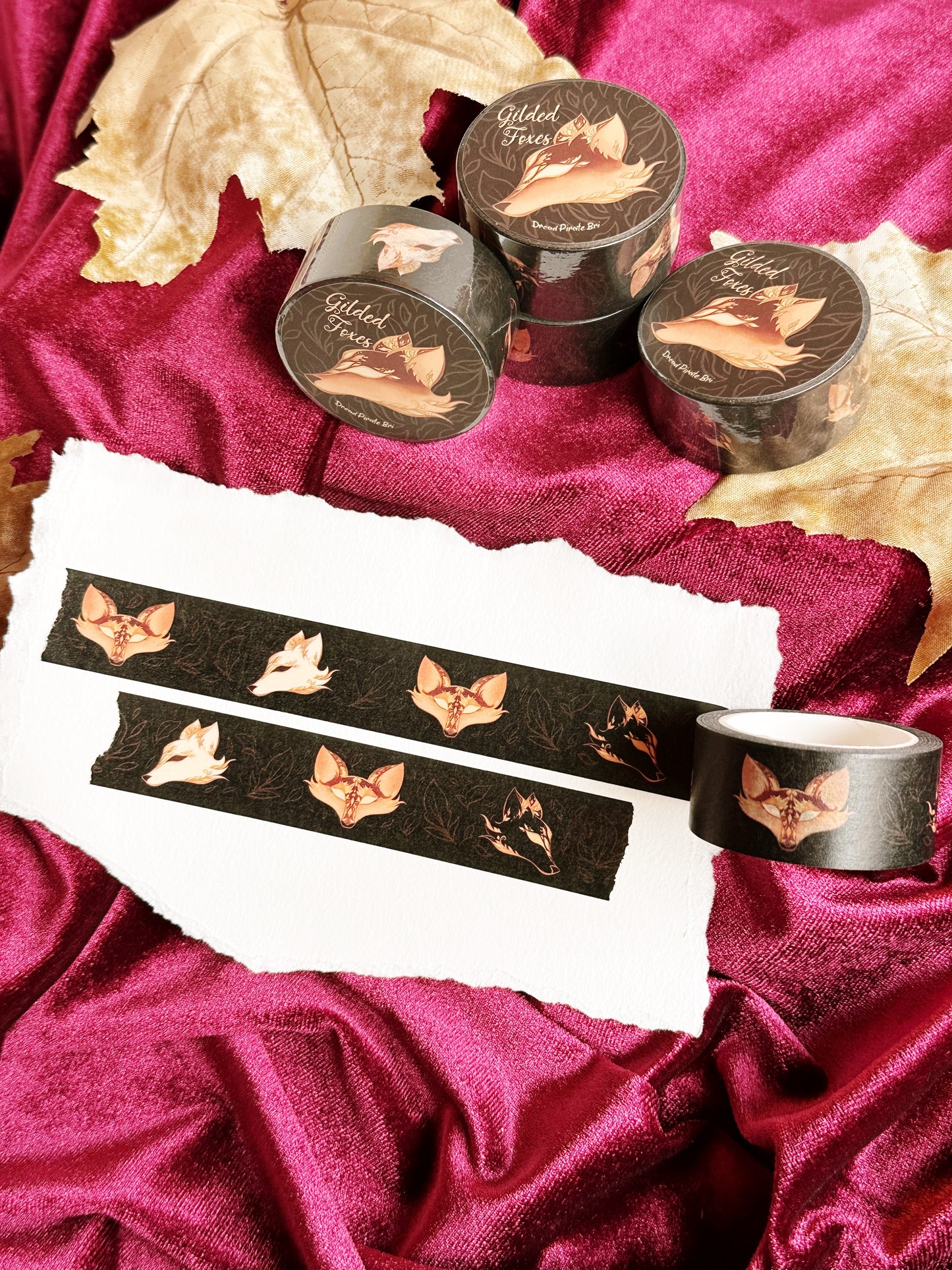 Gilded Foxes - WASHI TAPE