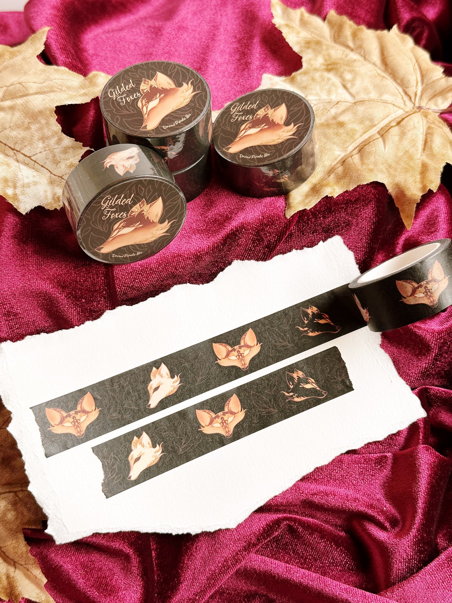Gilded Foxes - WASHI TAPE