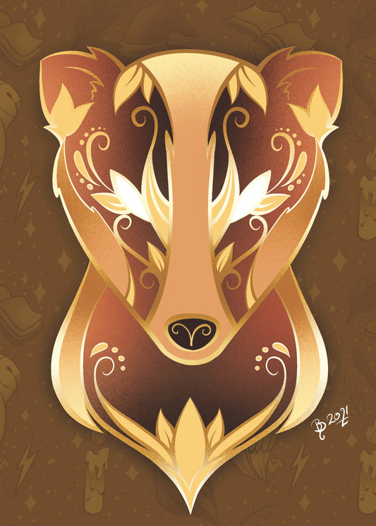 Spirit of the Badger - PRINT