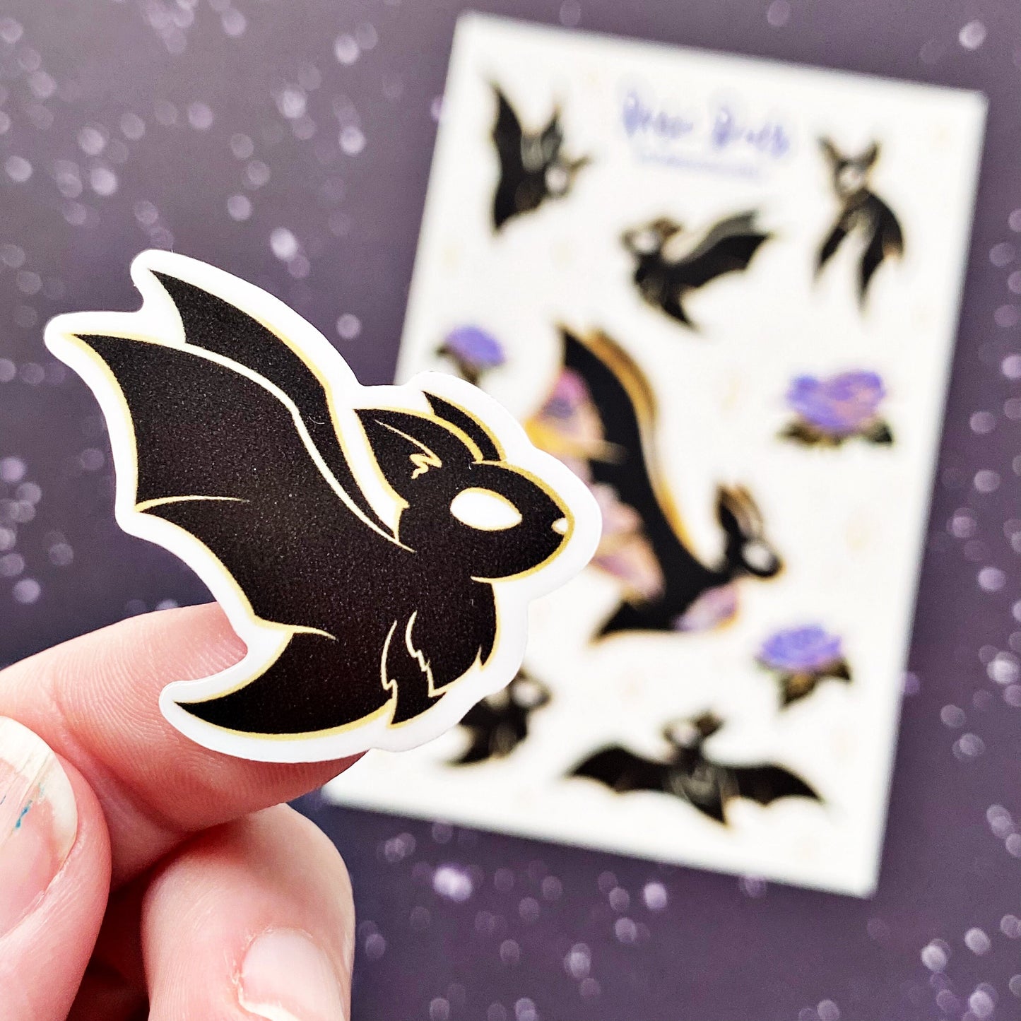 Rose Bats - STICKER SHEET