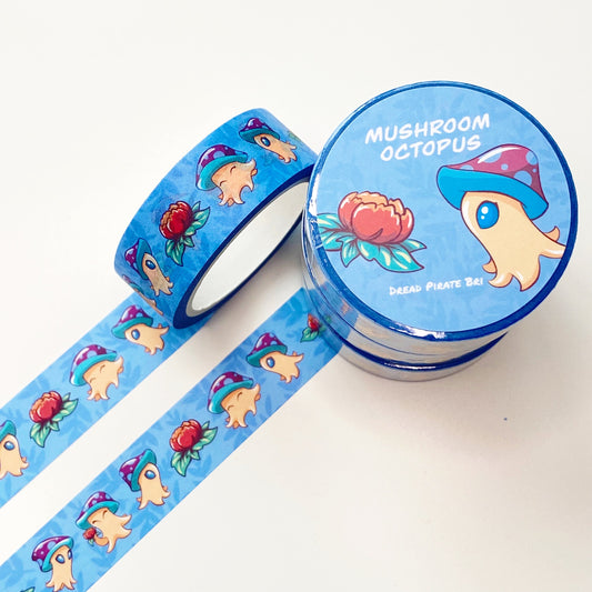 Mushroom Octopus - WASHI TAPE