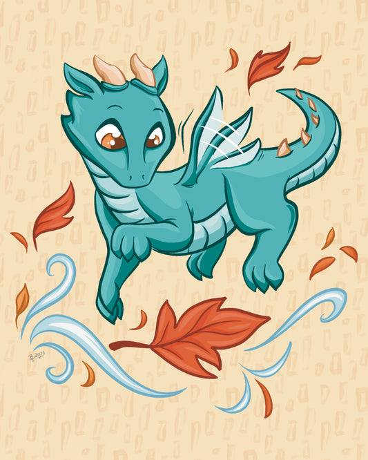 Leaf Dragon - PRINT