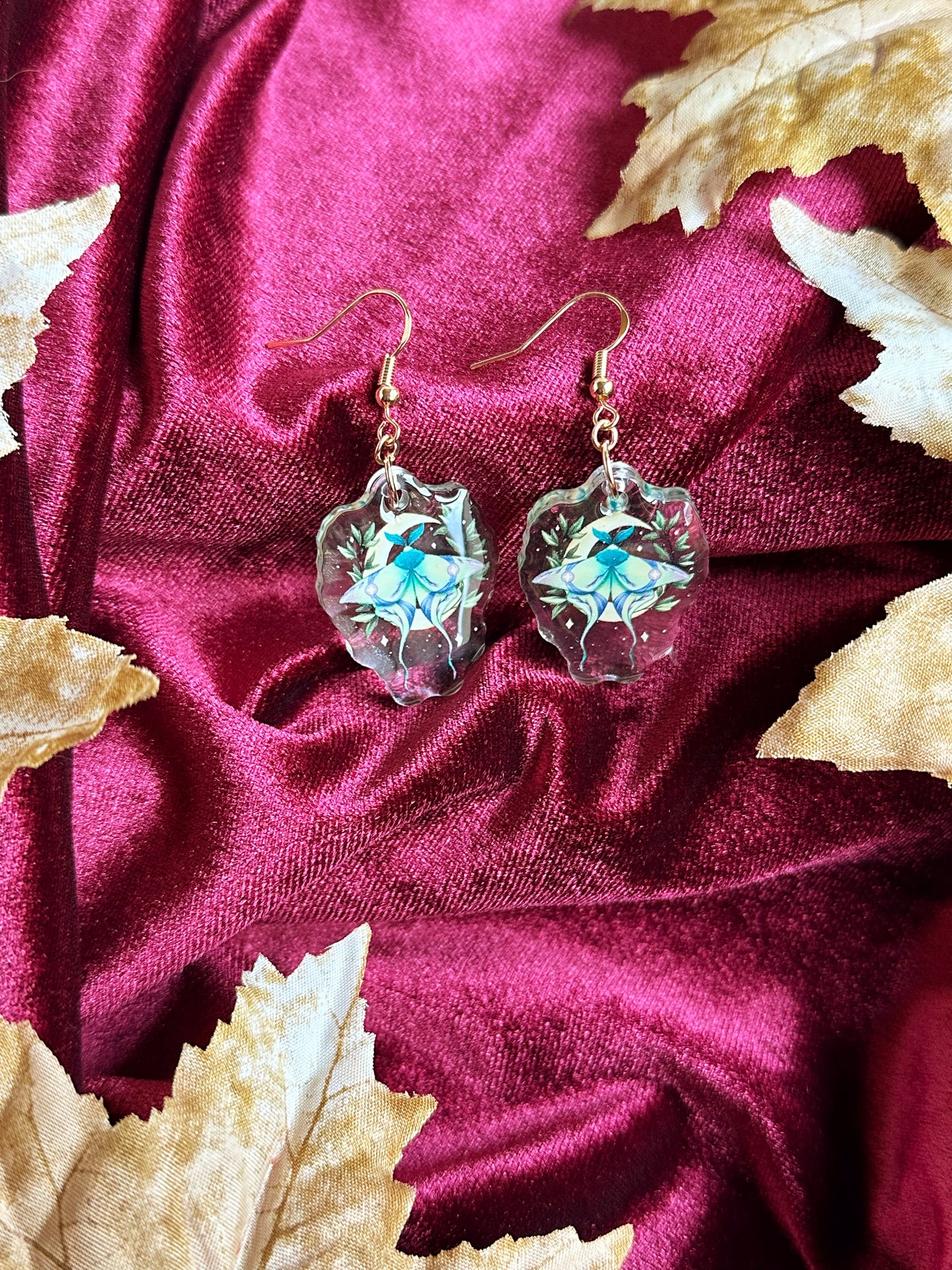 Luna Moth - EARRINGS