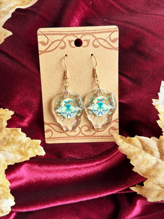 Luna Moth - EARRINGS