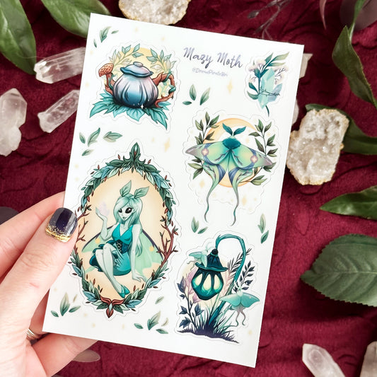 Mazy Moth - STICKER SHEET