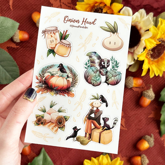 Onion Head - STICKER SHEET
