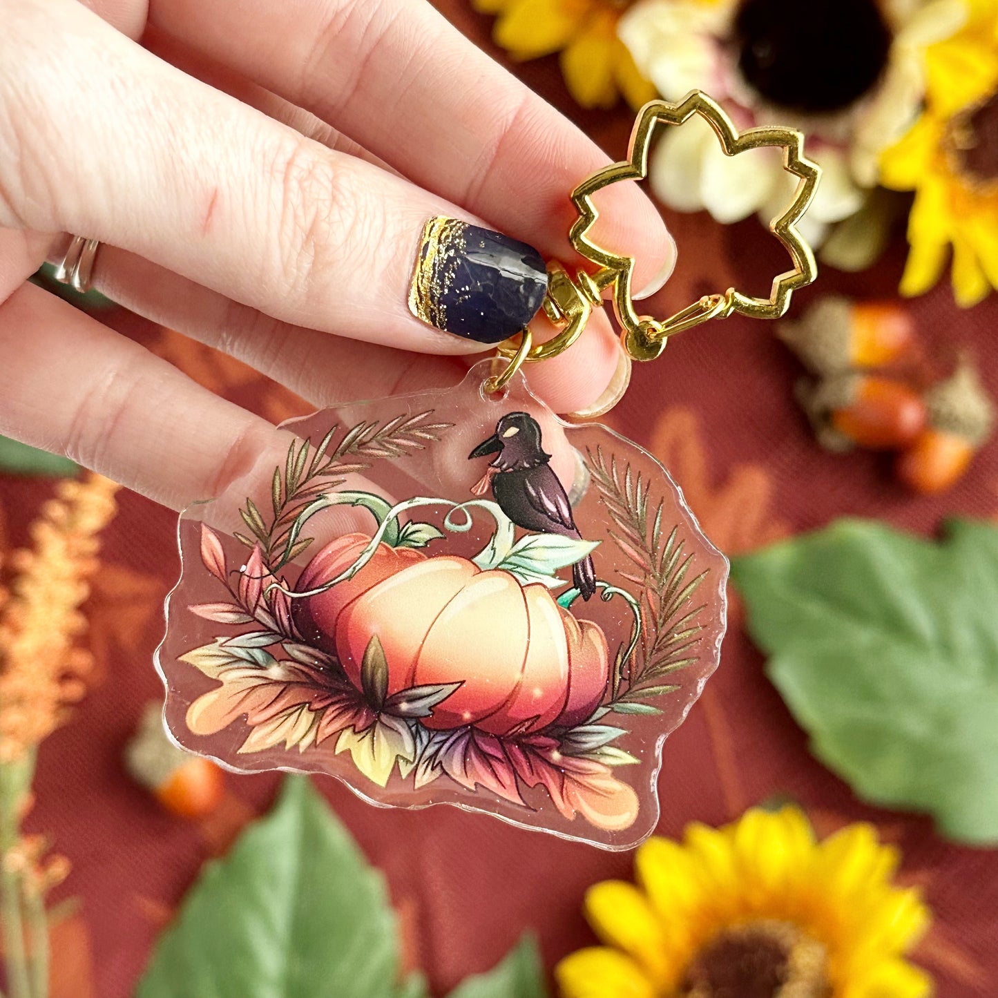 Pumpkin Crow - CHARM