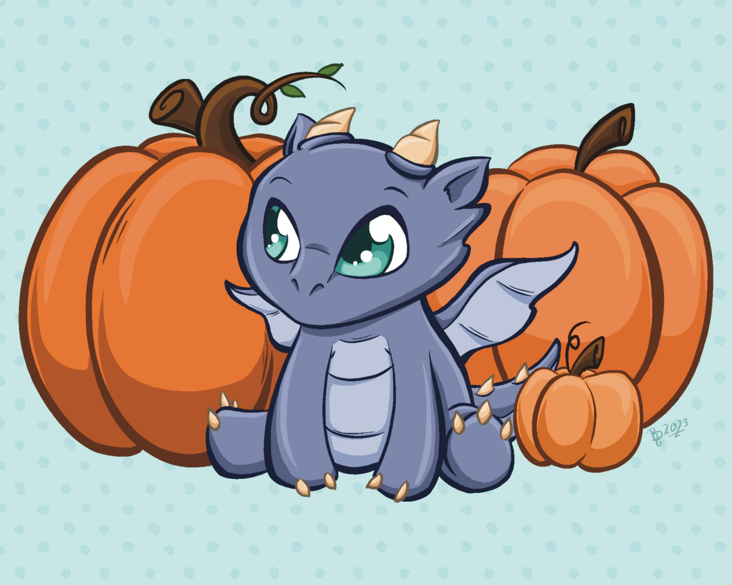 Pumpkin Dragon - PRINT
